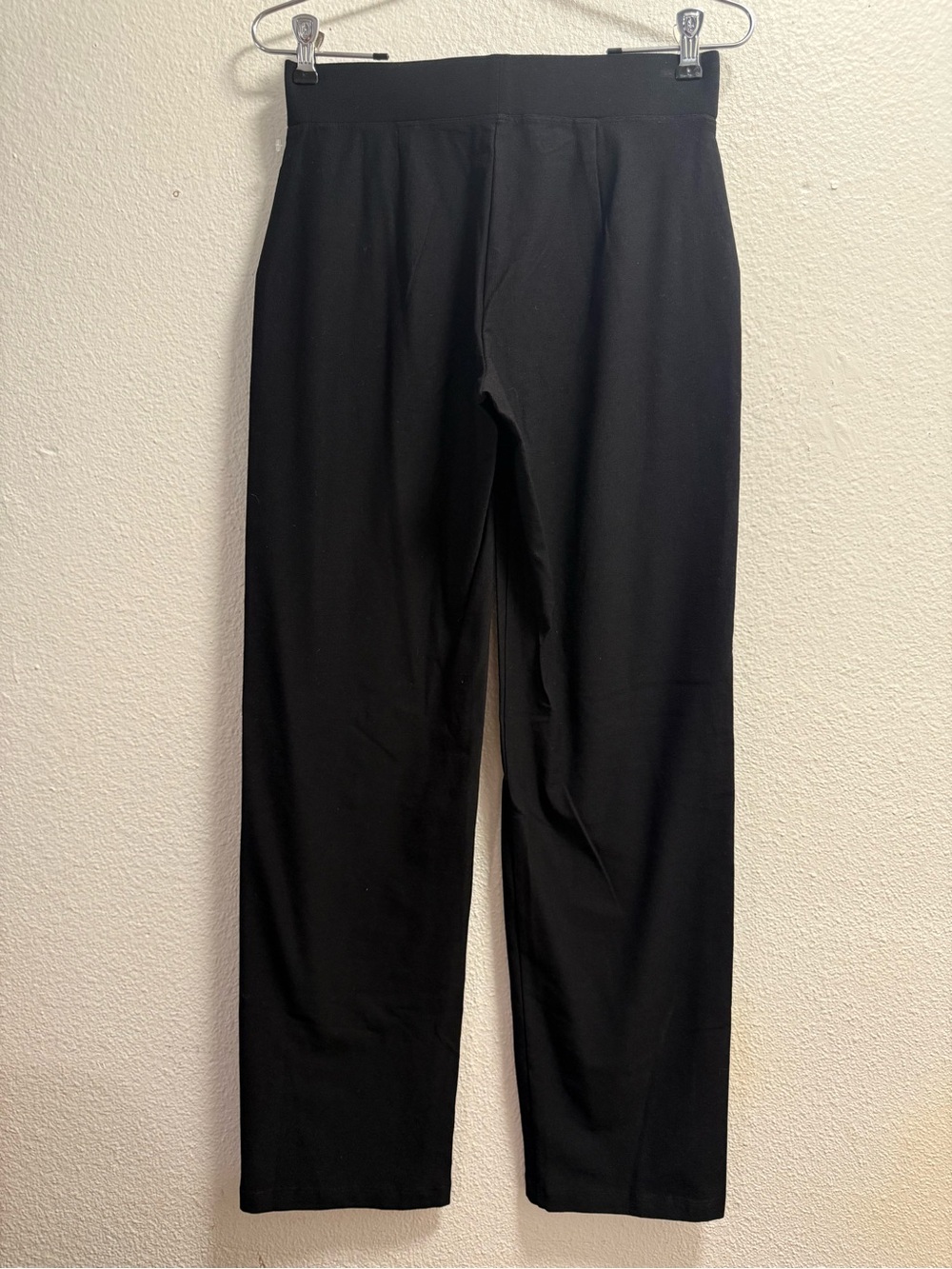 Eileen Fisher wide leg pants Black size XXS Straight-Leg Pull-On Pants - Picture 5 of 11